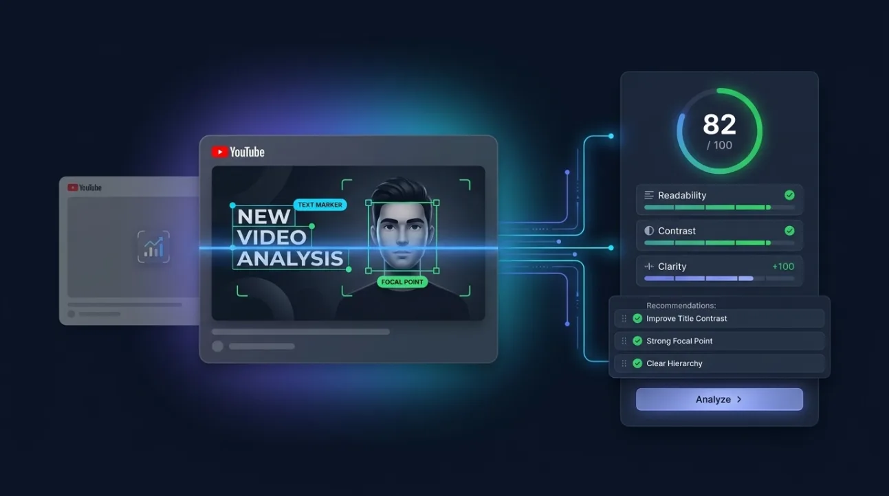 vidIQ Thumbnail Tool Alternative That Analyzes Your Existing Thumbnail