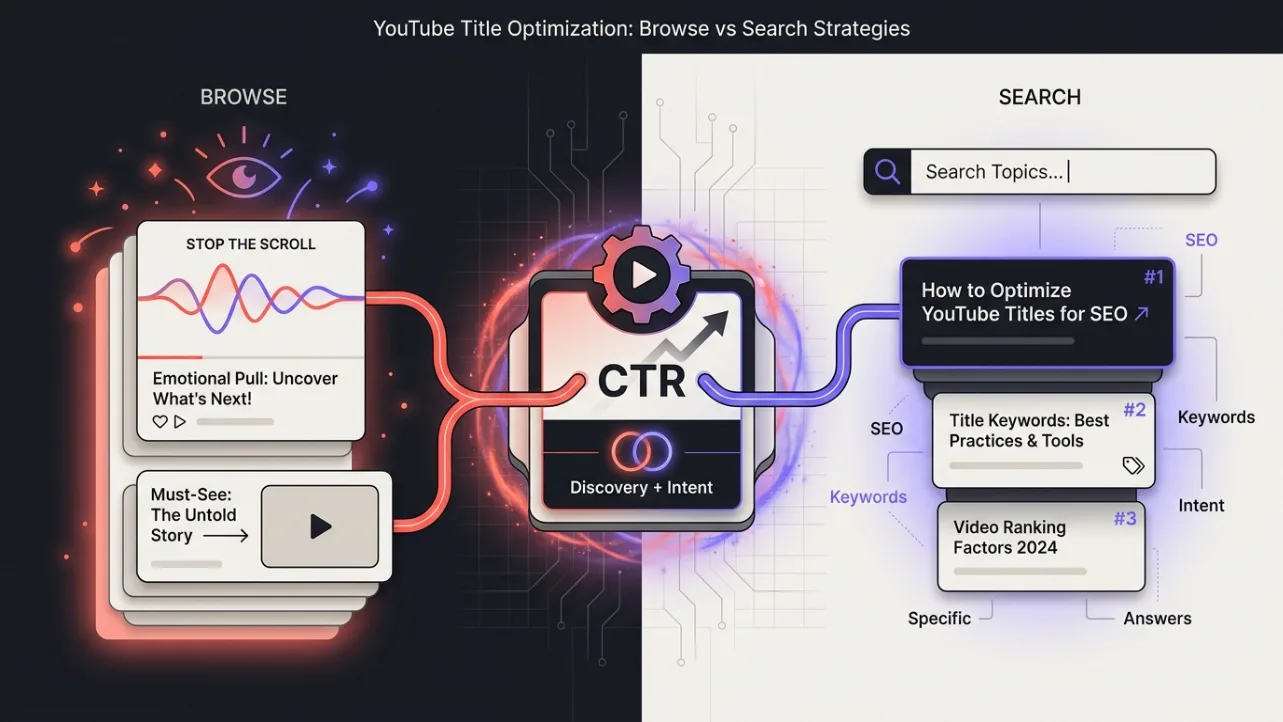 Optimisation des titres YouTube : stratégies pour le fil et la recherche